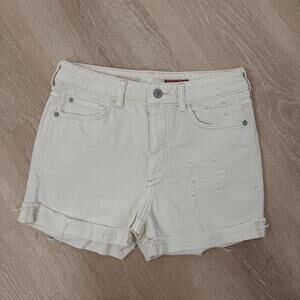 Women’s Anthropologie Pilcro Cuffed Denim Jean Shorts 27